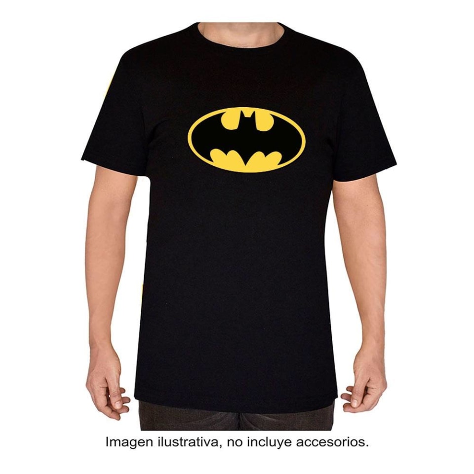 Playera Batman Talla 14 Manga Corta con Logo Clásico Negro | Walmart