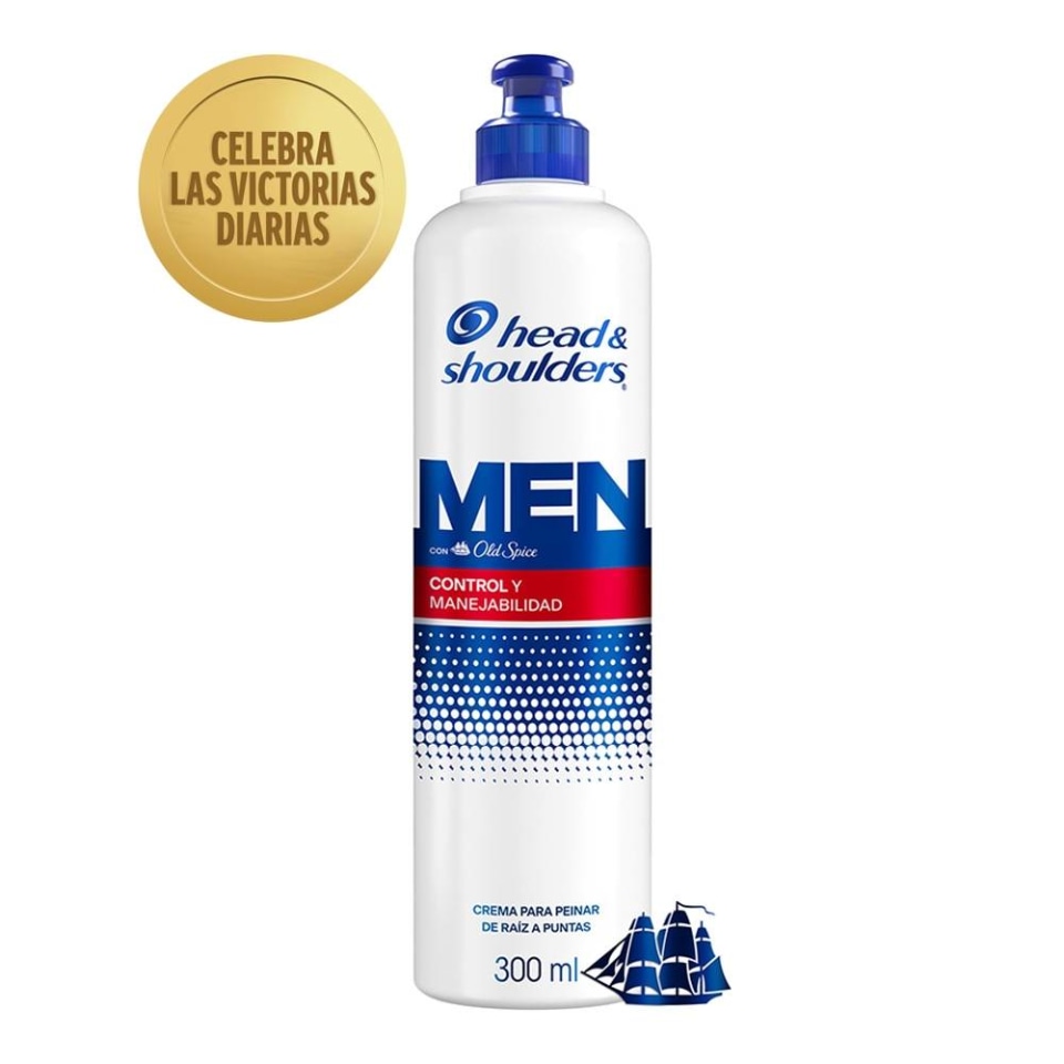 Crema Para Peinar Head And Shoulders Men Con Old Spice Control Caspa 300 Ml Walmart