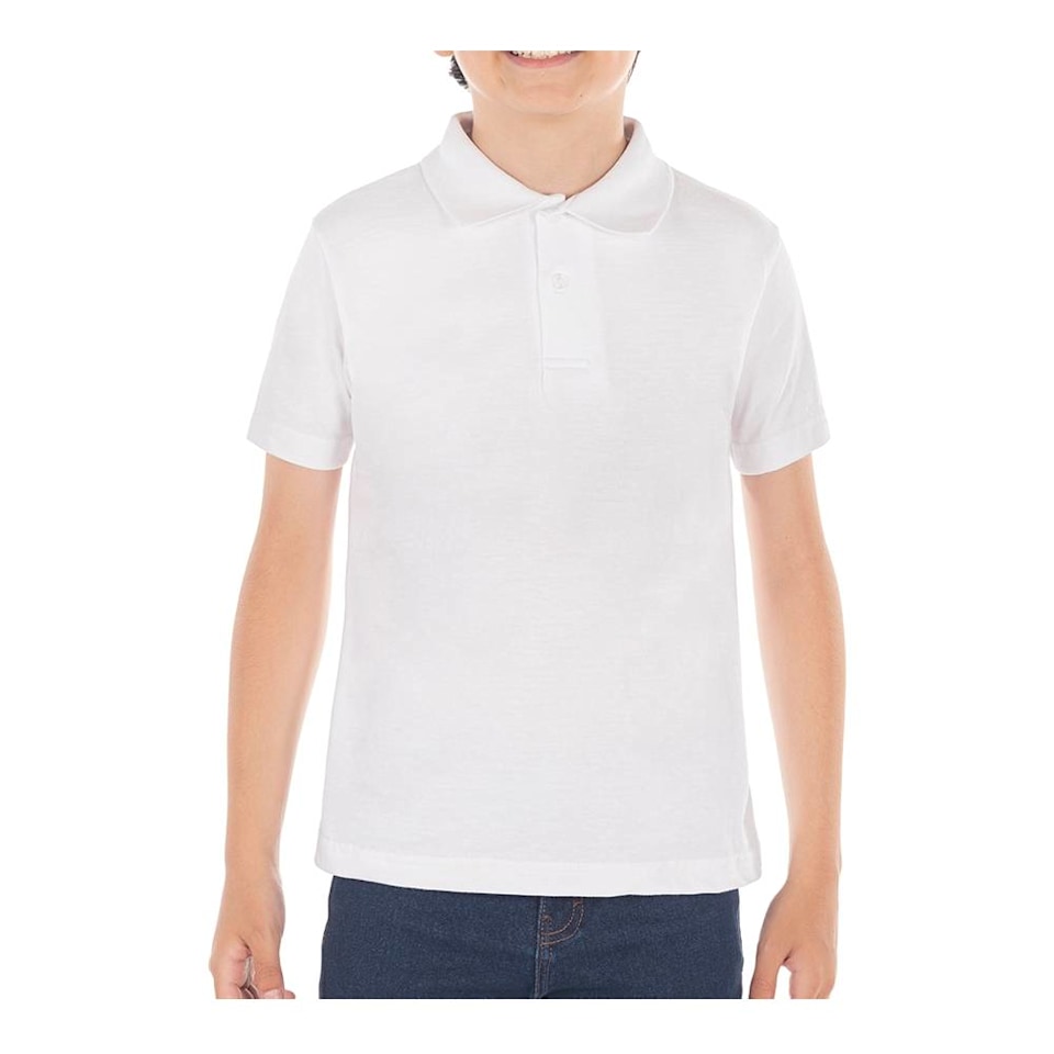 Playera Cotton Trends Talla 16 Color Blanco Walmart