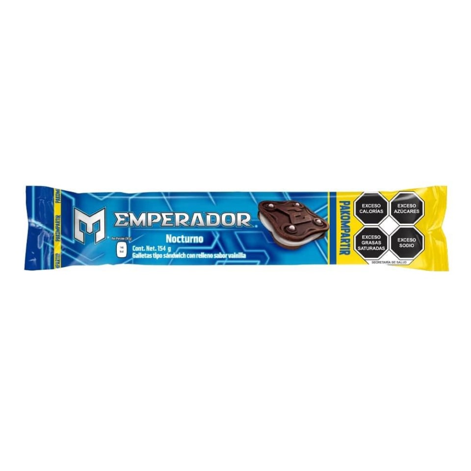 Galletas Emperador nocturno tipo sándwich sabor chocolate 154 g | Walmart