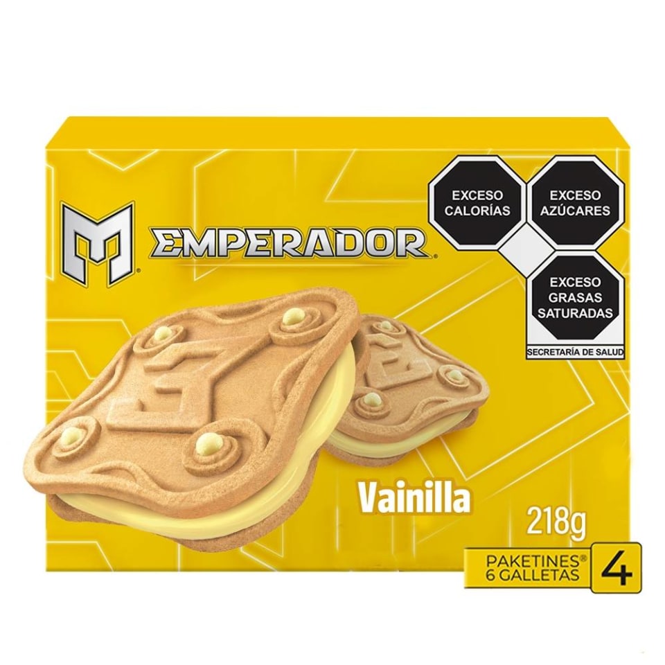 Galletas Gamesa Emperador Tipo Sándwich Con Relleno Sabor Vainilla 24 Pzas Walmart 2548