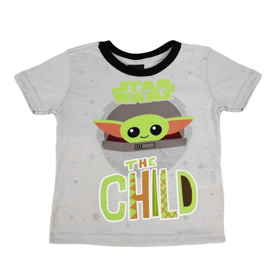 Playera Lucasfilm Star Wars Niño 3X Yoda The Child Gris | Walmart