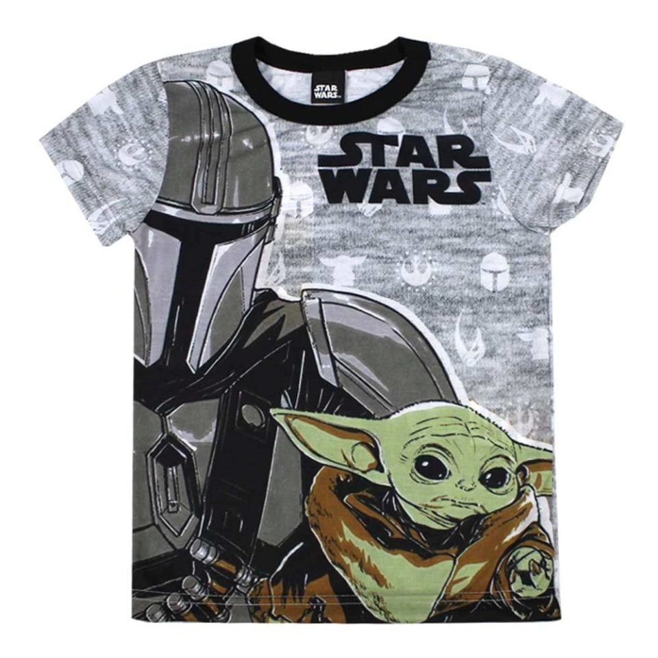 Playera Lucas Film Star Wars Talla 6 Estampado Baby Yoda Gris | Walmart