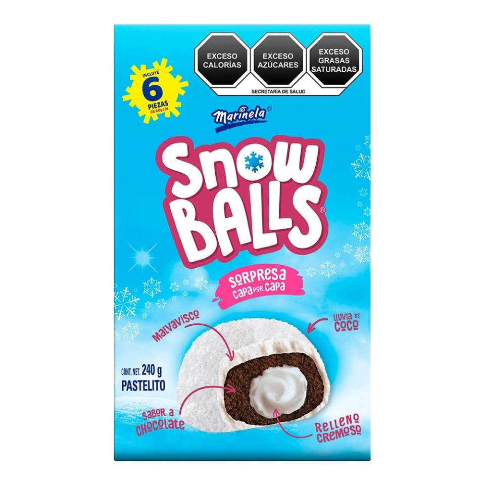 MARINELA SNOWBALL 6PZ 240GR