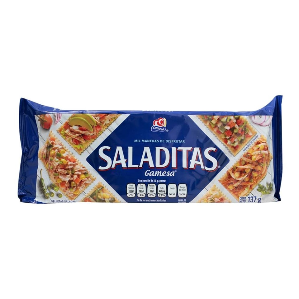 Galletas Saladitas Gamesa 137 G Walmart 0688