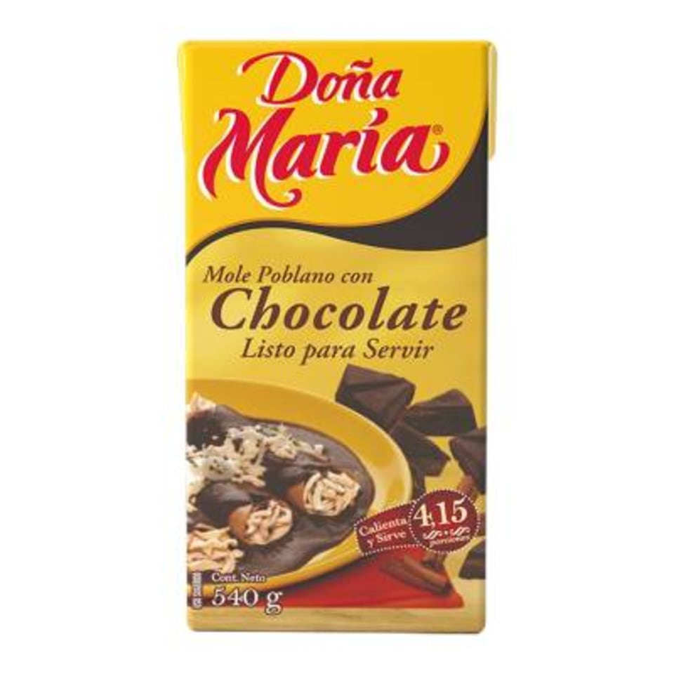 Mole Poblano Doña María Con Chocolate 540 G Walmart 7070