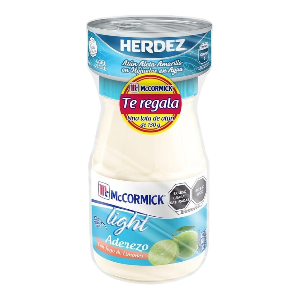 MCCORMICK MAYON LIGHT 425G MAS ATUN 130