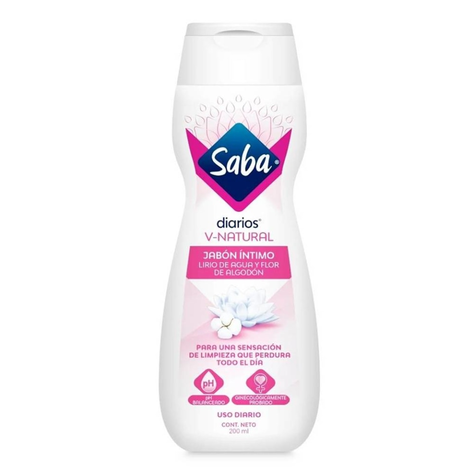 Jabón íntimo Saba Diarios V Natural 200 Ml Walmart 7808