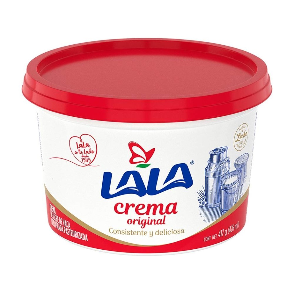 Crema Lala entera 426 ml Walmart