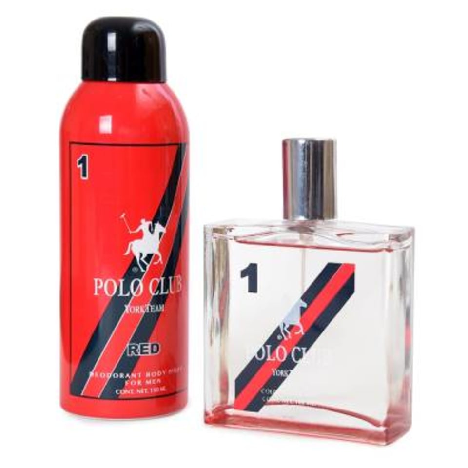 Colonia Polo Club york team 100 ml más desodorante red en spray 150 ml |  Walmart