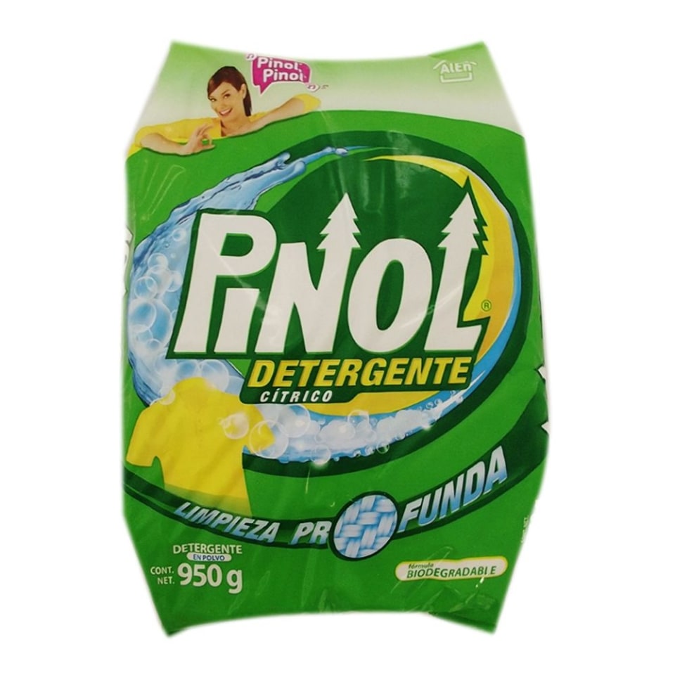 Detergente en polvo Pinol para ropa blanca y de color 950 g | Walmart