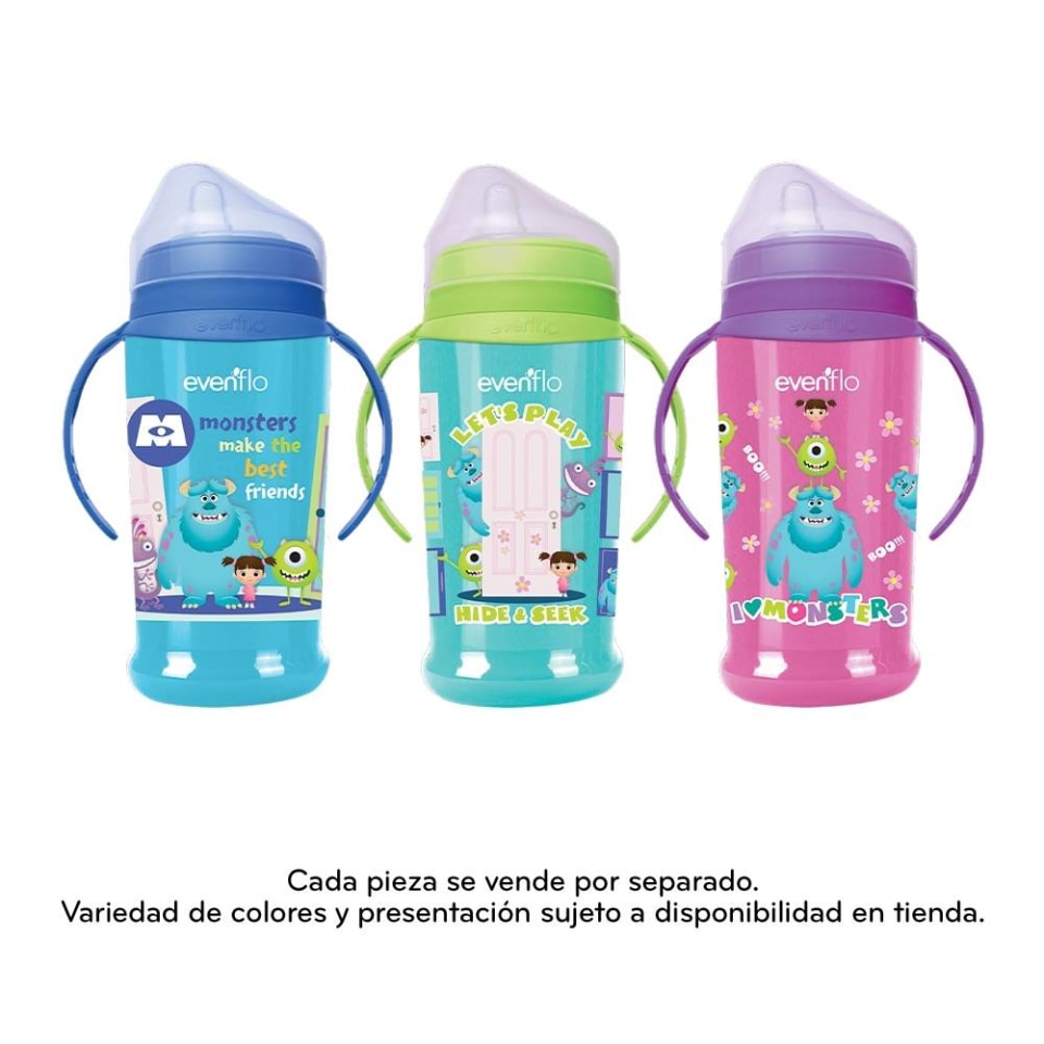 Vaso Entrenador Evenflo Monsters Boquilla Suave 11 oz | Walmart