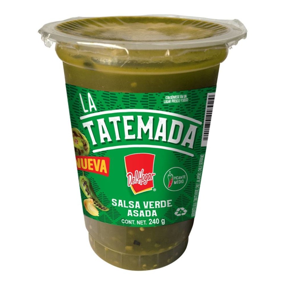 Salsa La Tatemada Del Hogar verde asada 20 g Walmart