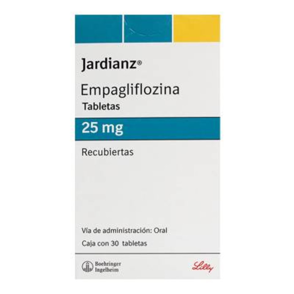 Jardianz 25 mg, 30 tabletas recubiertas | Walmart
