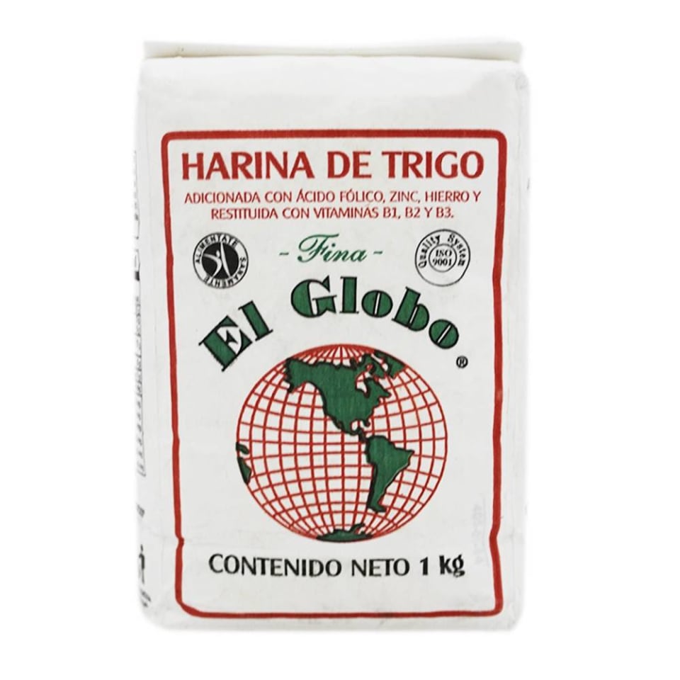 Harina de trigo El Globo fina 1 kg | Walmart