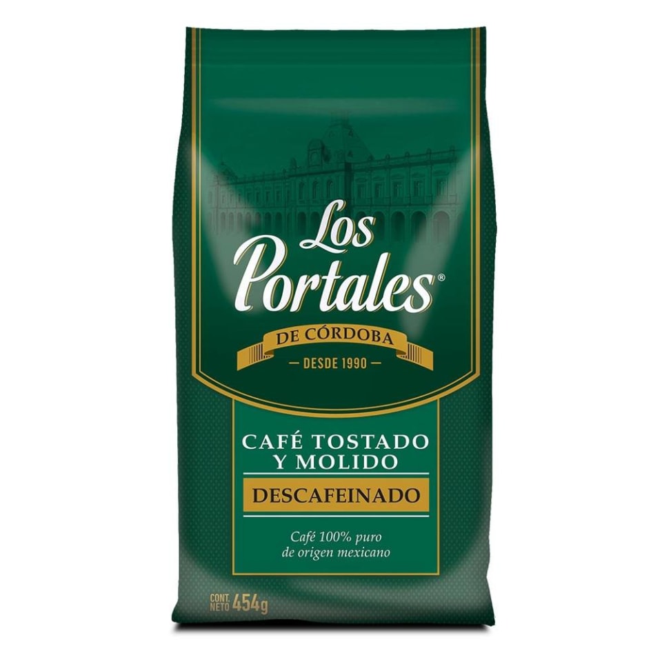 Café Molido Los Portales Gourmet Descafeinado 454 G Walmart 