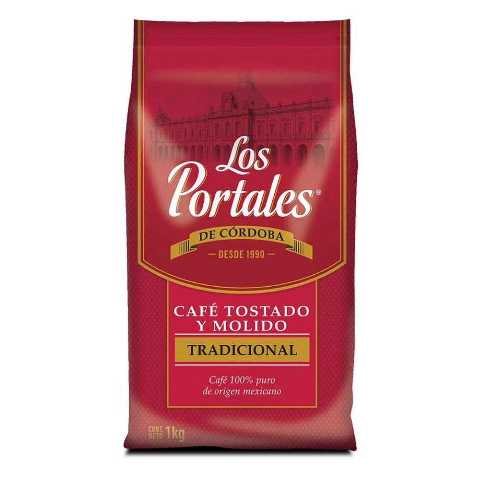 Café Molido Los Portales Tradicional 1 Kg Walmart 