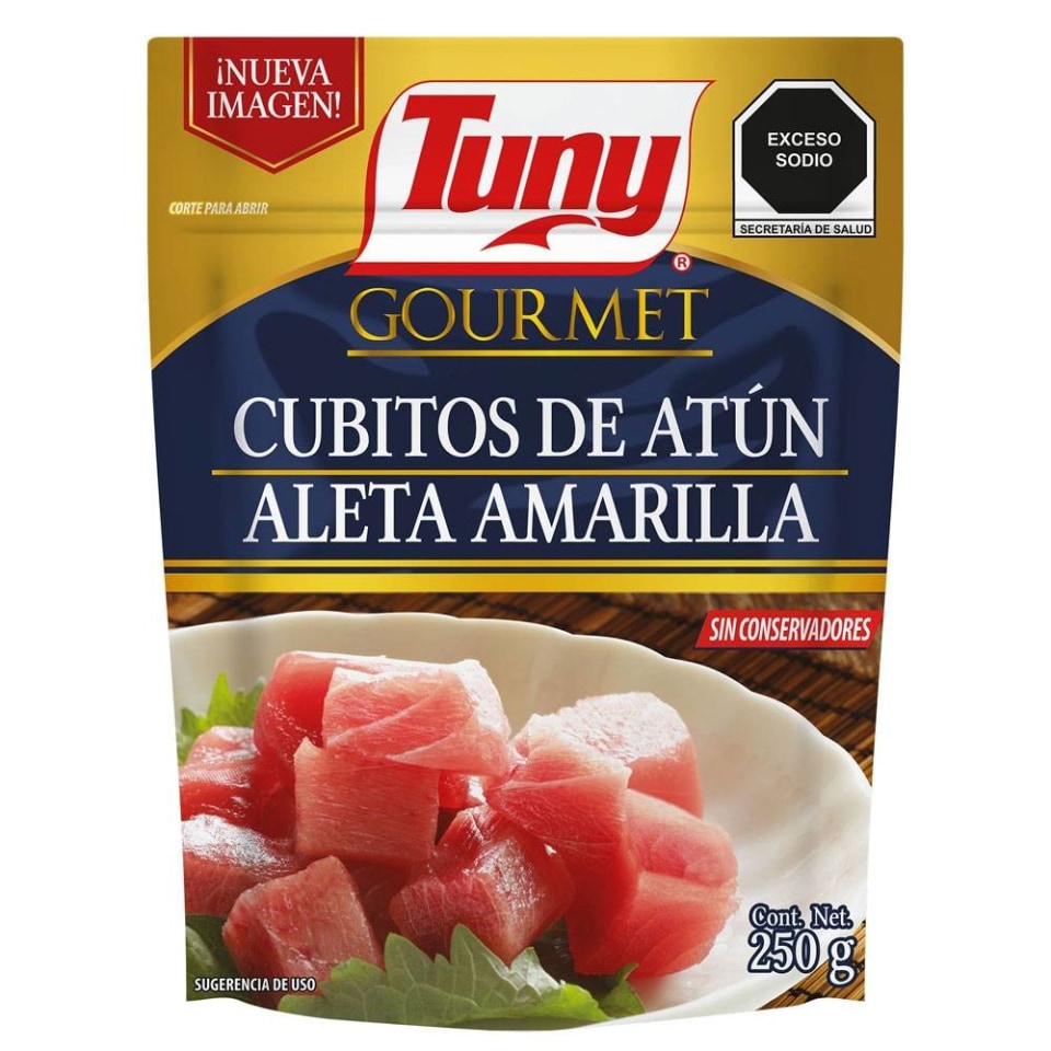 TUNY CUBITOS DE ATU N EN BOLSA 250GR