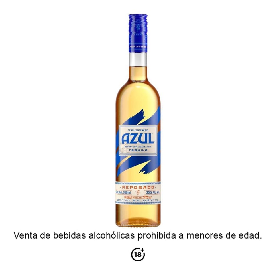 Tequila Gran Centenario Azul reposado 950 ml | Walmart