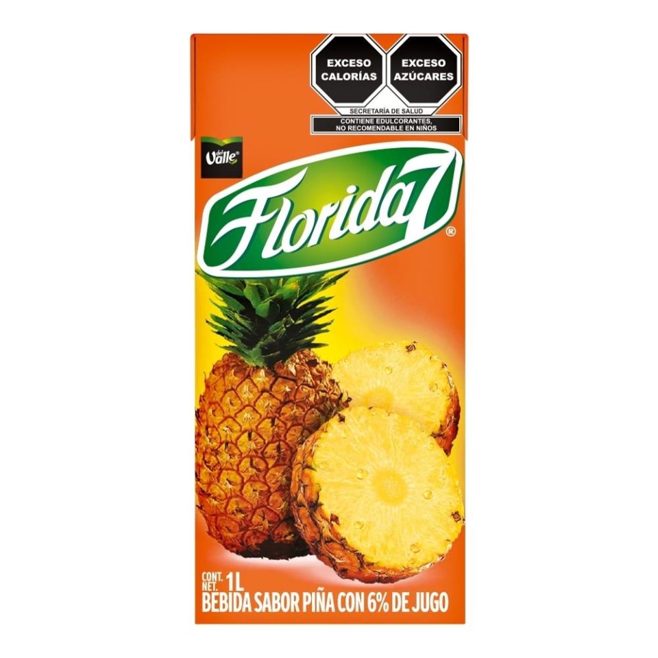 Bebida Del Valle Florida 7 sabor piña 1 l | Walmart Bebida Del Valle Florida 7 sabor piña 1 l | Walmart