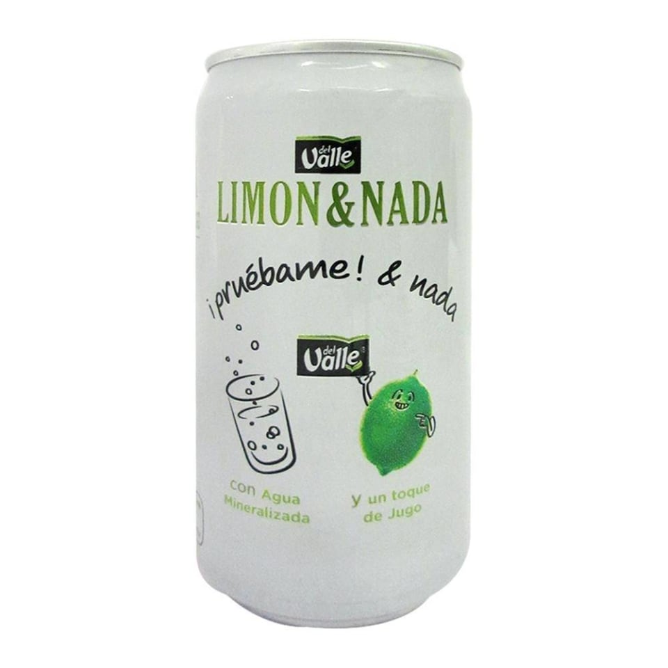 Agua Mineralizada Del Valle Limón And Nada En Lata 235 Ml Walmart 4469