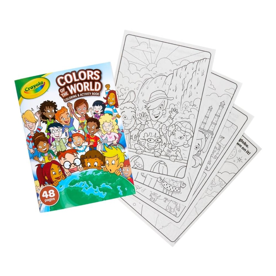Libro para Colorear Colores del Mundo Crayola 19 cm | Walmart Libro para Colorear Colores del Mundo Crayola 19 cm | Walmart