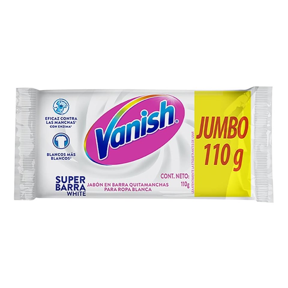 Jabón en barra Vanish Oxi Action jumbo quitamanchas + blanqueador 110 g
