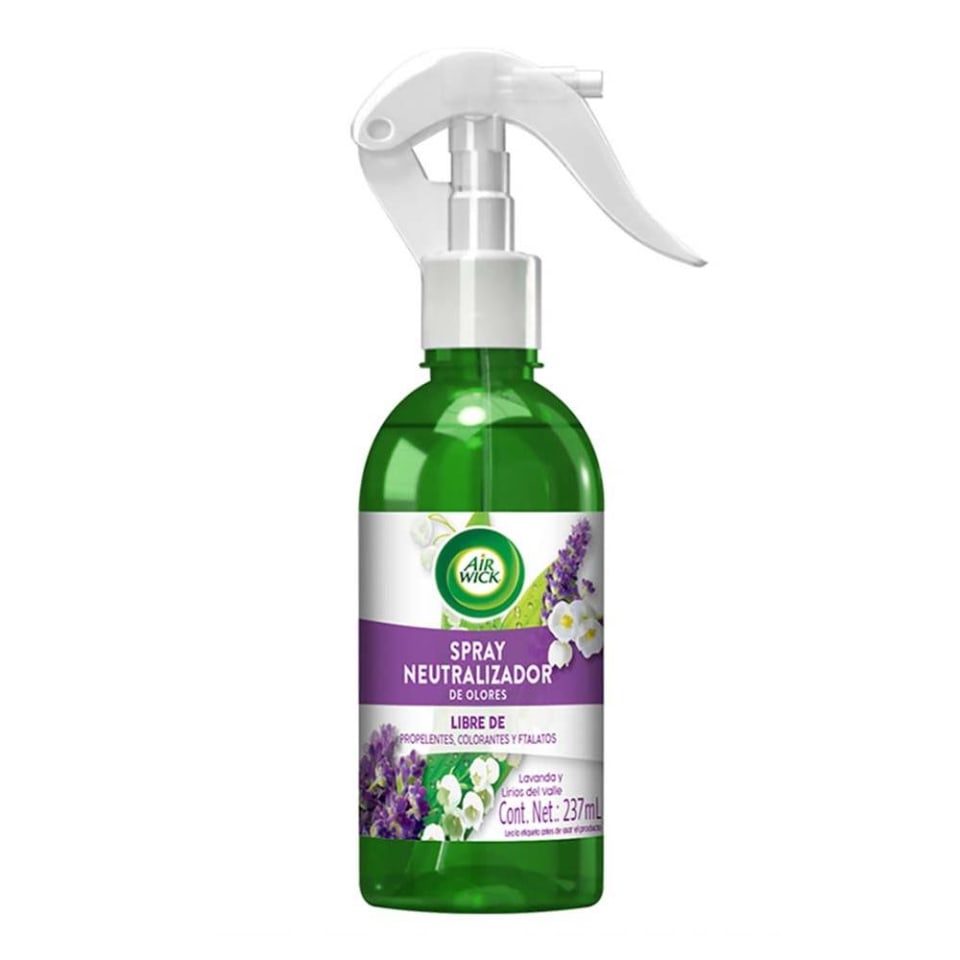 Spray neutralizador de olores Air Wick lavanda y lirios del valle 237 ml |  Walmart