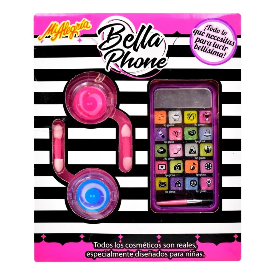 Juego de Maquillaje Mi Alegría Bella Phone 5 Piezas | Walmart Juego de Maquillaje Mi Alegría Bella Phone 5 Piezas | Walmart
