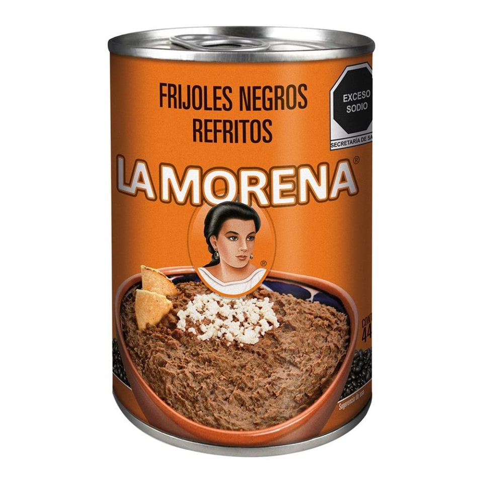 Frijoles negros La Morena refritos 440 g | Walmart