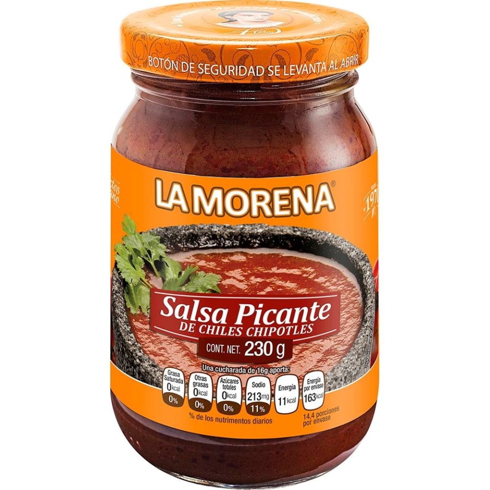 Salsa picante La Morena de chiles chipotles 230 g | Walmart