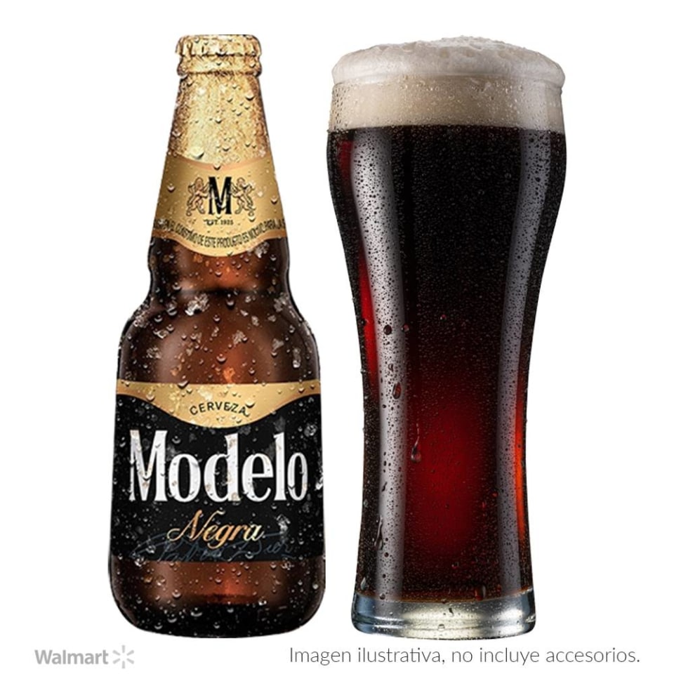 Cerveza oscura Negra Modelo 6 botellas de 355 ml c/u | Walmart