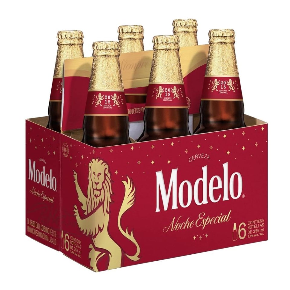 Cerveza ámbar Modelo noche especial 6 botellas de 355 ml c/u | Walmart