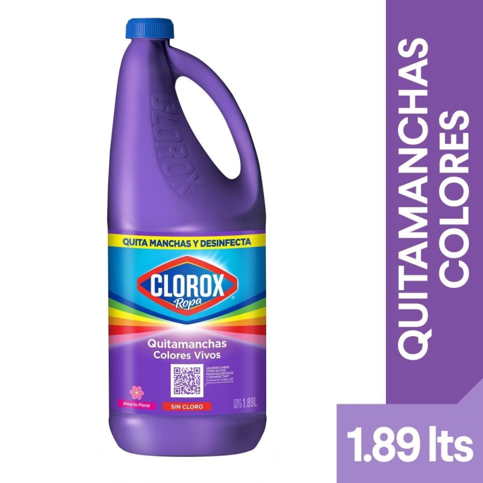 Quitamanchas Clorox para ropa sin cloro aroma alegría floral  l |  Walmart