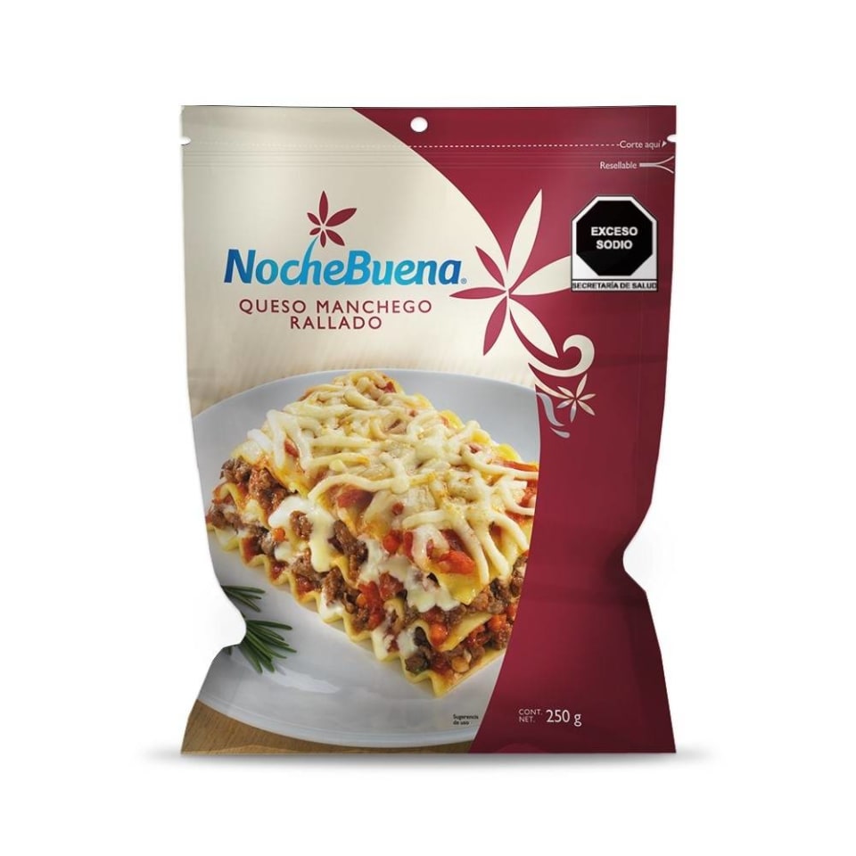 Queso manchego NocheBuena rallado 250 g | Walmart Queso manchego NocheBuena rallado 250 g | Walmart