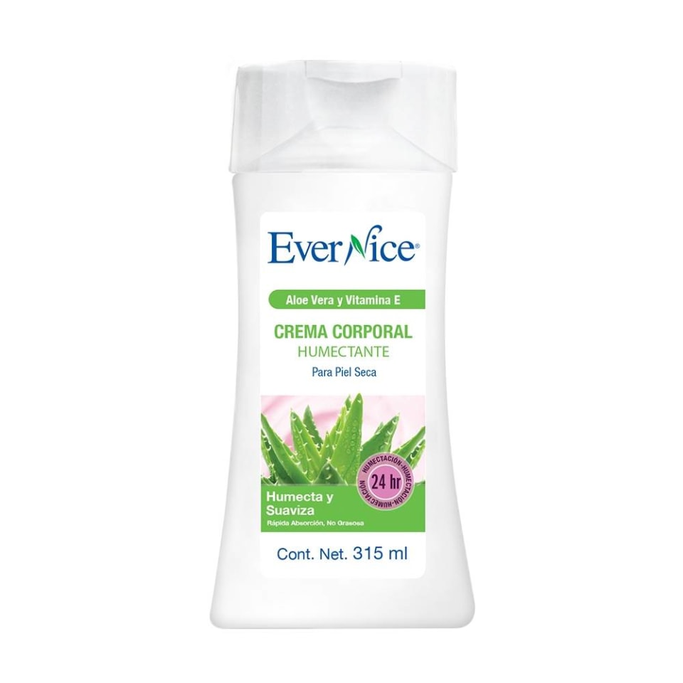 Crema Corporal Ever Nice Para Piel Seca Con Aloe Vera 315 Ml Walmart 0332