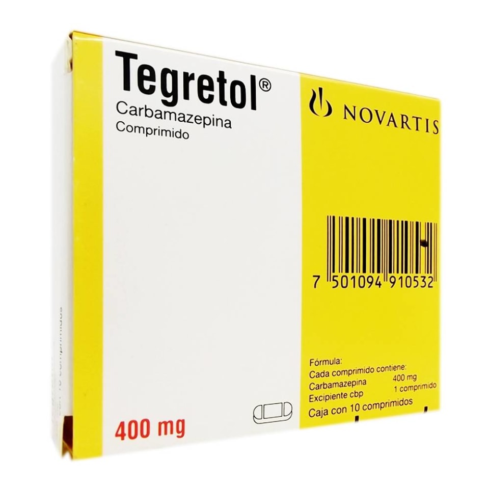 Tegretol comprimidos 10 pzas de 400 mg c/u | Walmart