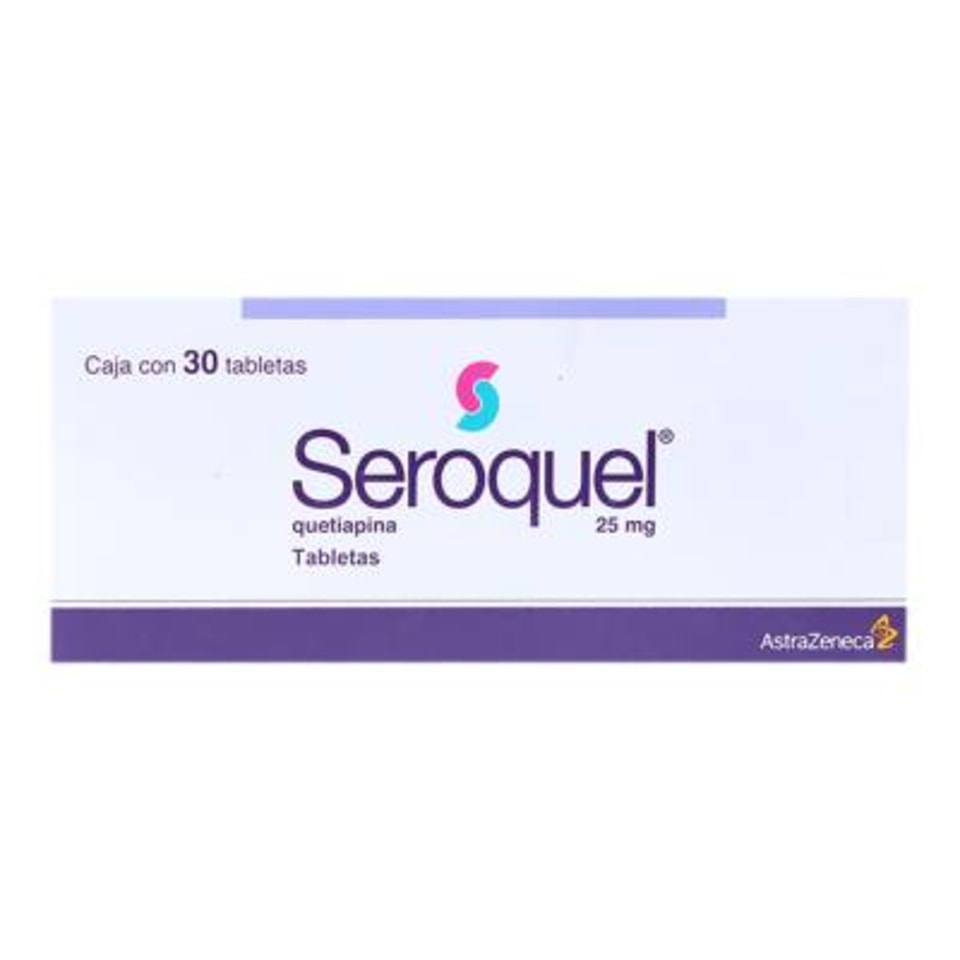 Seroquel 25 Mg 30 Tabletas Walmart