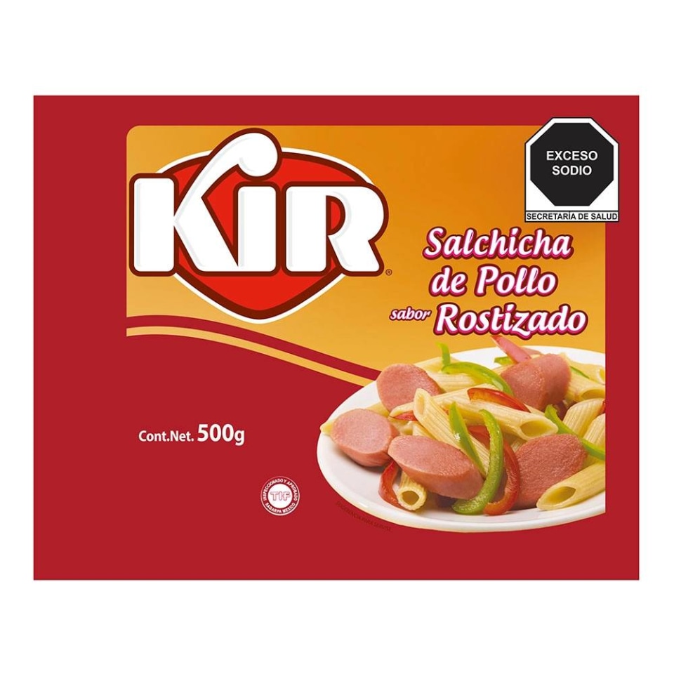 Salchicha Kir de pollo sabor rostizado 500 g