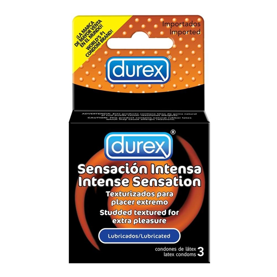 Condones Durex Sensación Intensa 3 Pzas Walmart 