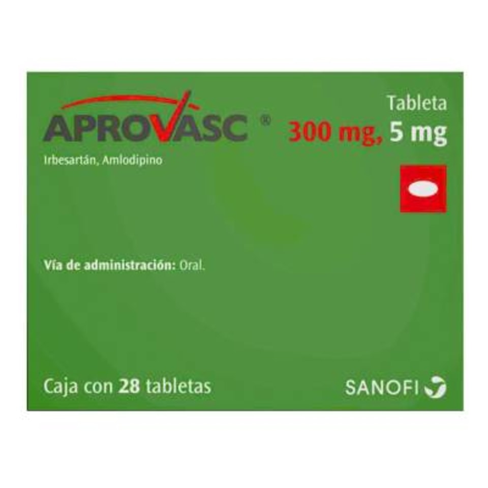 Aprovasc 300 Mg 5 Mg 28 Tabletas Walmart