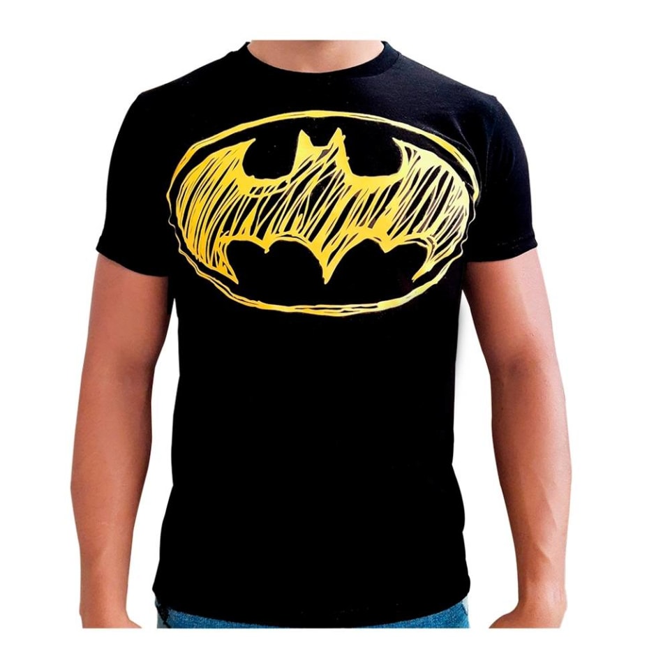 Playera Batman Talla EG Manga Corta Negro | Walmart