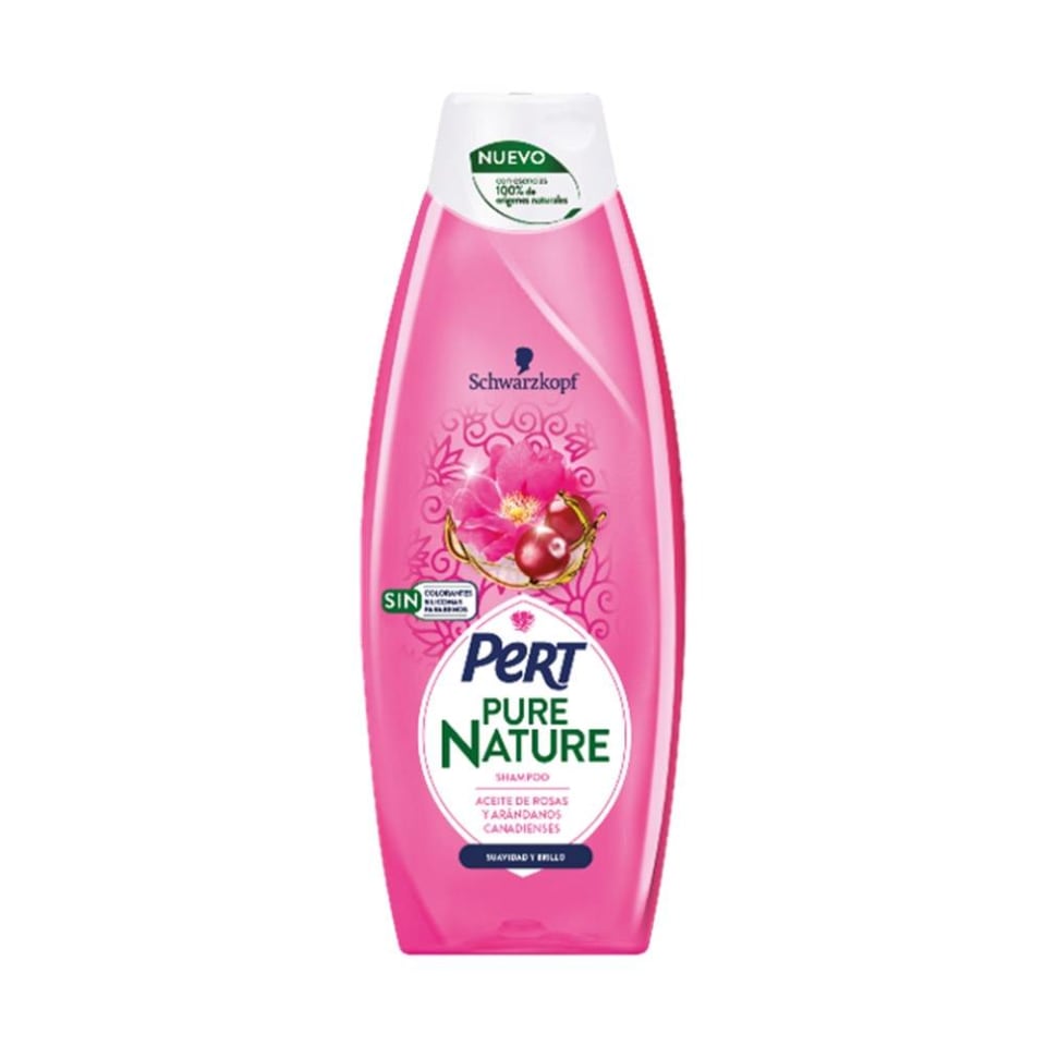 Shampoo Pert Pure Nature suavidad y brillo 650 ml