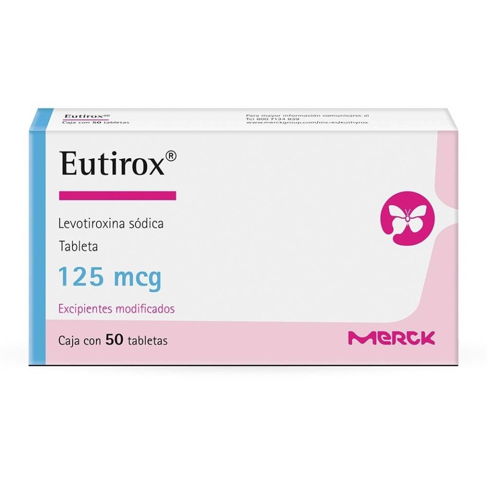 Eutirox 125 mcg 50 tabletas Walmart