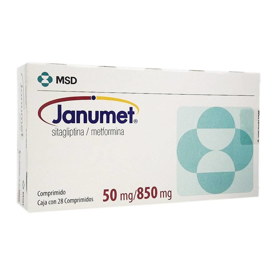 Janumet 50 mg/850 mg, 28 comprimidos Walmart