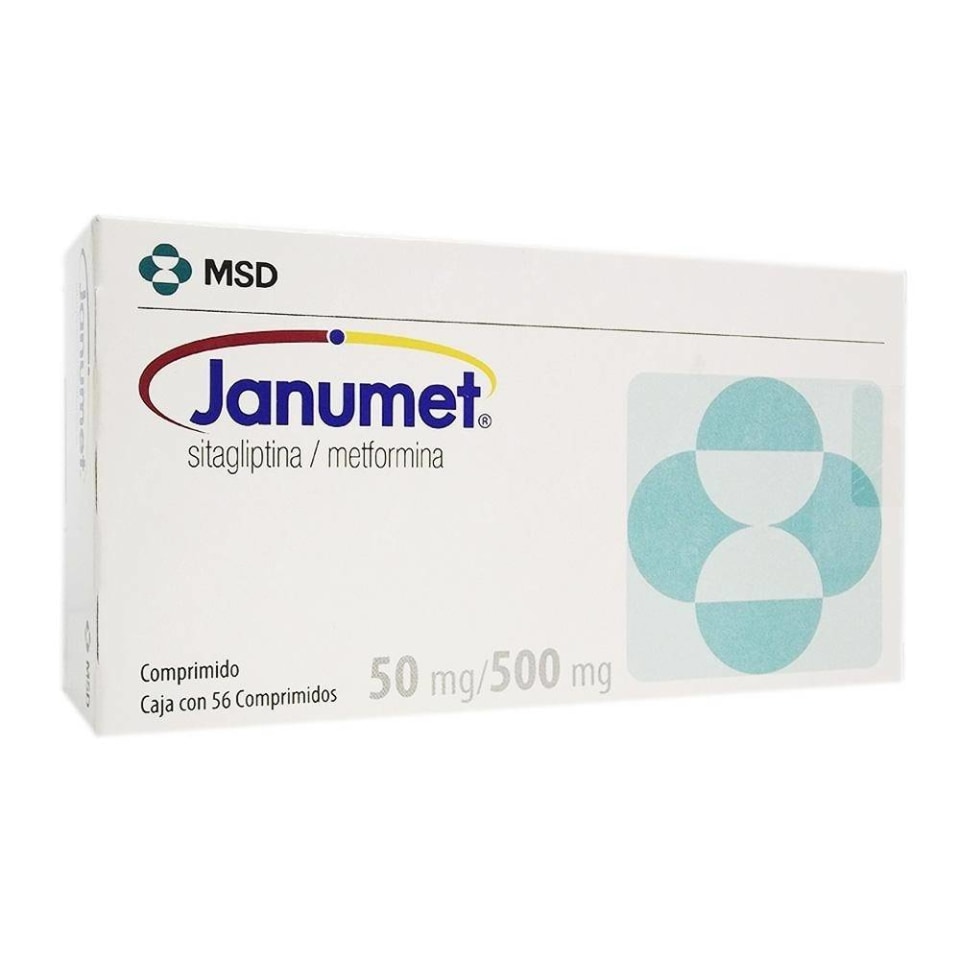 Janumet 50 Mg500 Mg 56 Comprimidos Walmart 0085