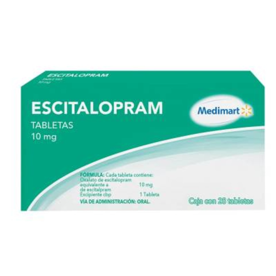 Escitalopram Medimart 10 Mg 28 Tabletas Walmart