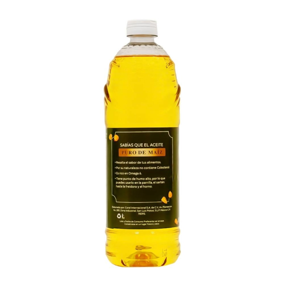 Aceite comestible La Gloria puro de maíz 850 ml | Walmart