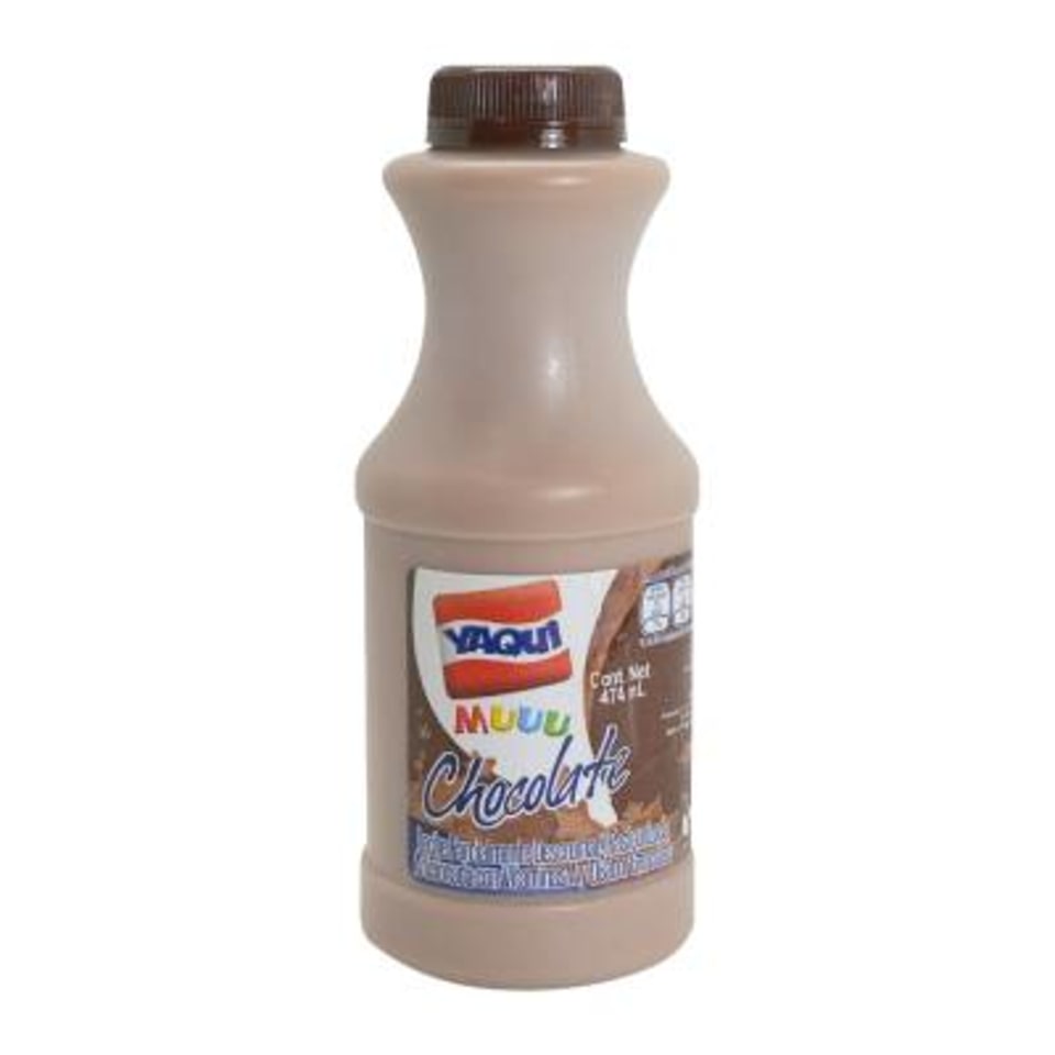 Leche Yaqui semidescremada sabor chocolate 473 ml | Walmart