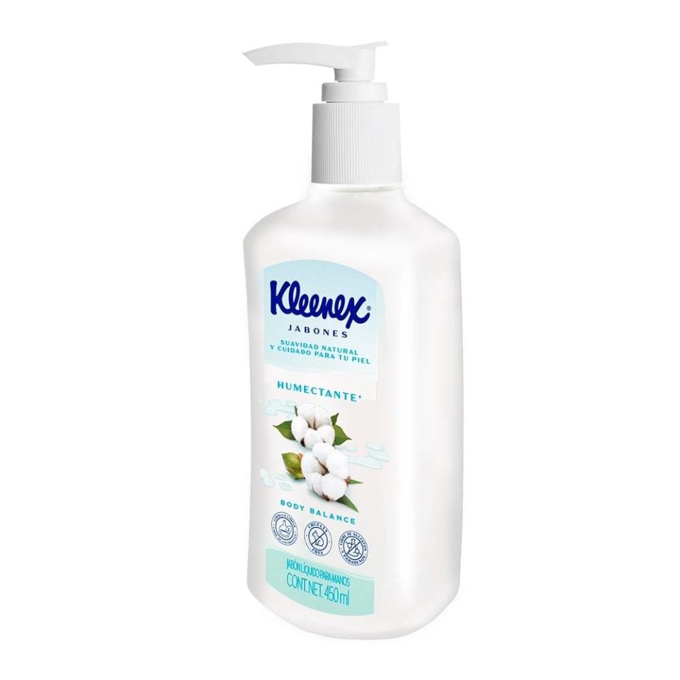 Jabón Líquido Para Manos Kleenex Antibacterial Cuidado Neutro Body Balance 450 Ml Walmart 6428